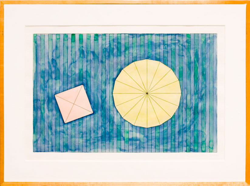 Two Split Isosceles Triangles and Line, 1980-81