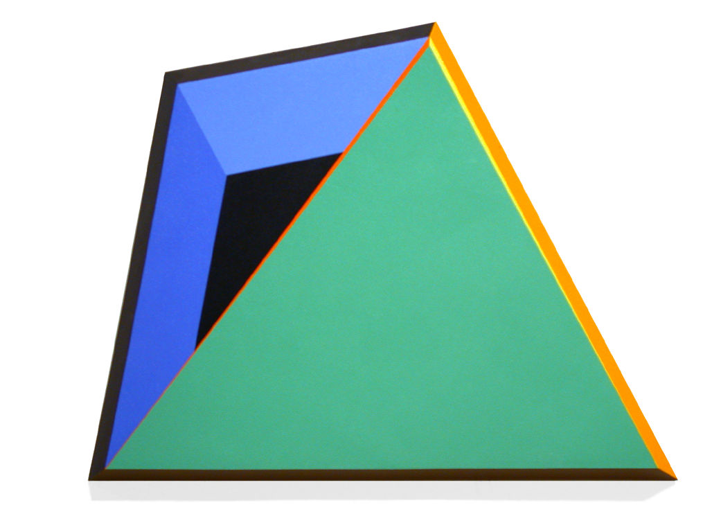 Green Triangle Overlay, 2002