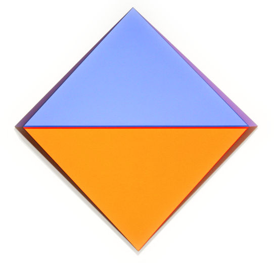 Ronald Davis, Convex Horizon Diamond, 2002