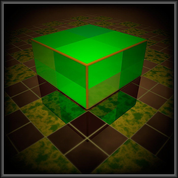 Cube in Checkerboard, 2011