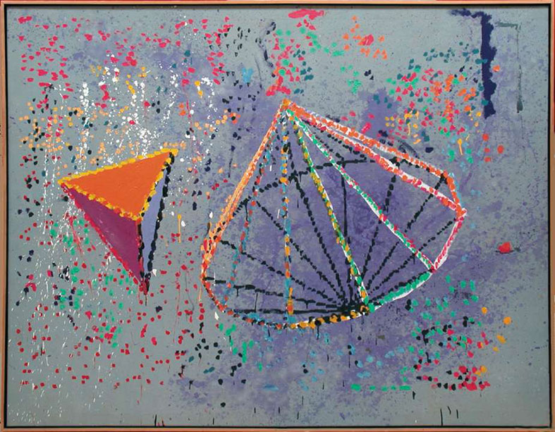 Cones and Tetrahedron Eve, 1983