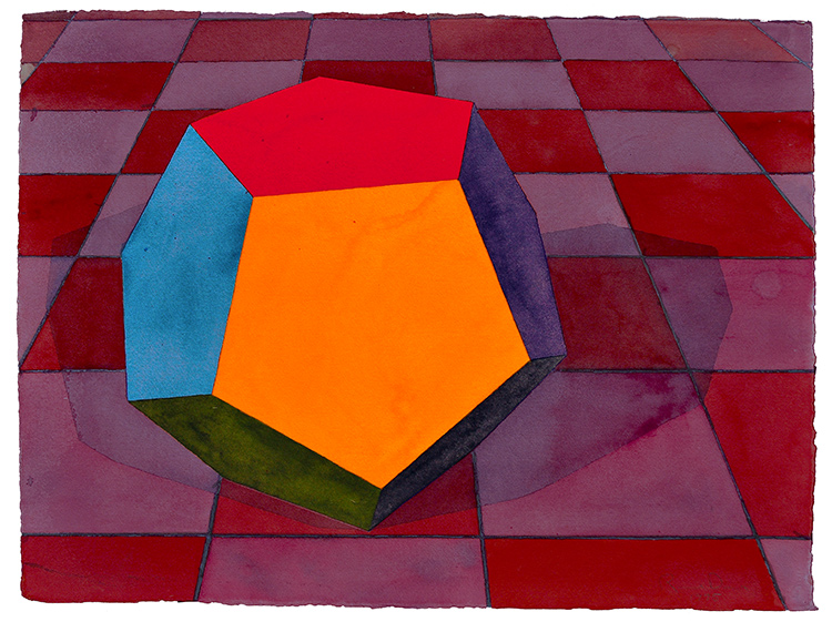 Ronald Davis - Dodecahedron I 1995