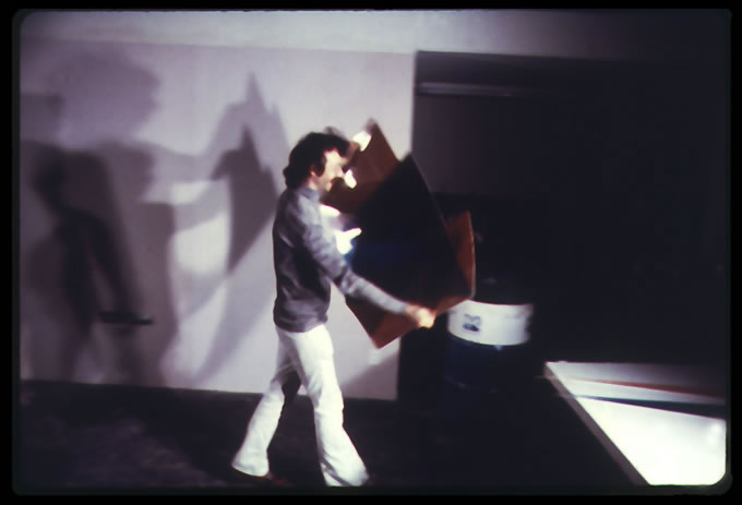 Davis moving painting, c. 1971