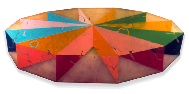 Spoke, 1969, 60 1/2 x 136 inches, (shaped), Moulded Polyester Resin and Fiberglass,
Dodecagon Series, (PTG 0077)
Collection: The Anderson Collection at Stanford University, CA Spoke, 1969