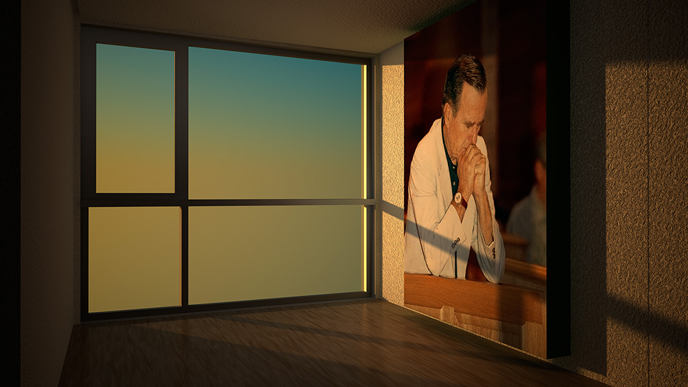 George H. W. Bush Sunset, 2009