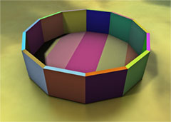 Stripe Dodecagon,2007