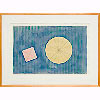 Two Polygons on Stripes, 1980
