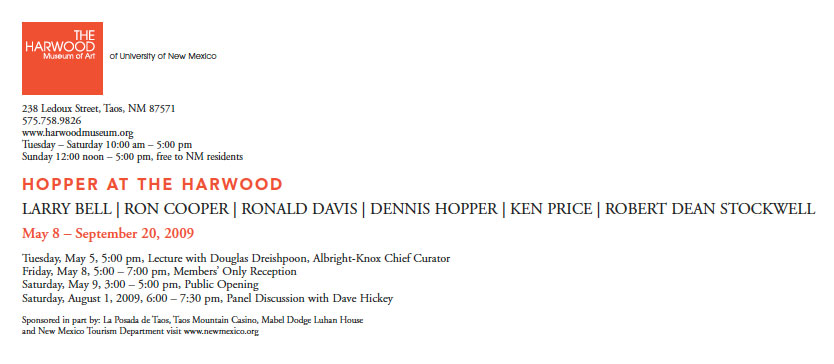 Hopper at the Harwood, 2009